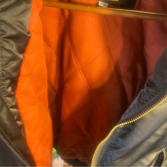 Harley-Davidson Black and Red Bomber Jacket - Picture 7 of 8